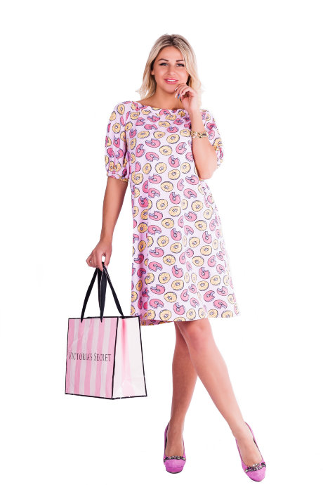 Платье П 602 (пончики) 